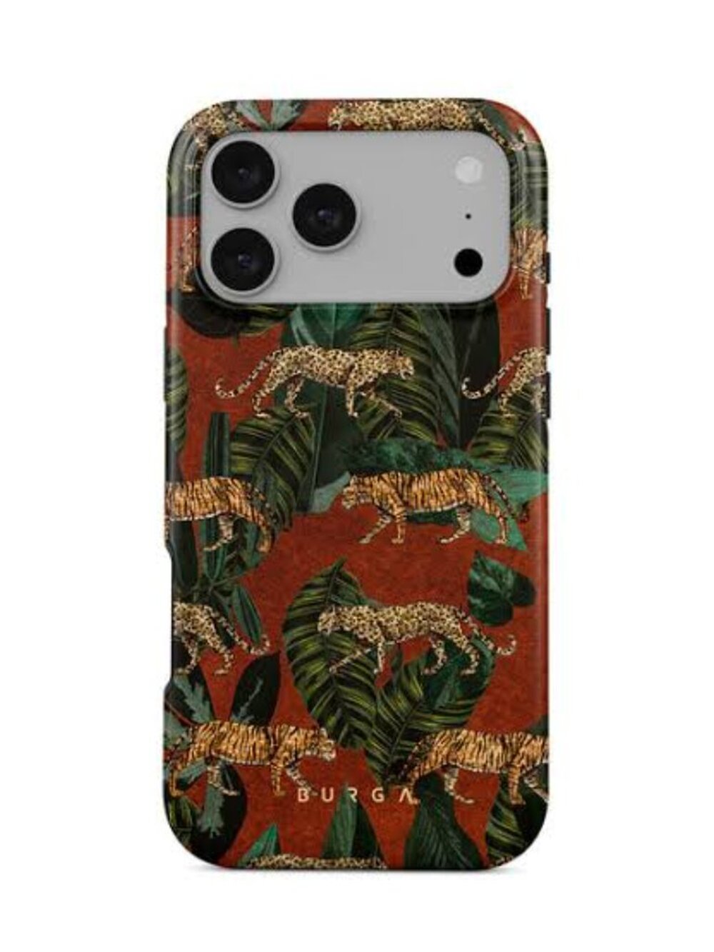 BURGA Morning Commute Designer iPhone 17 Pro Max Case Leopard, Cheetah, Tiger